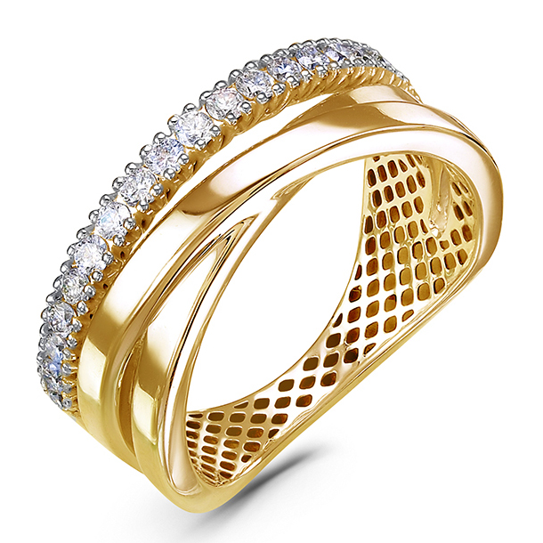 Кольцо, золото, бриллиант, д1101834рл